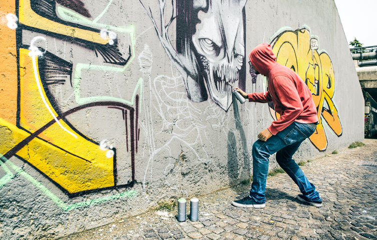 Demander l’enlèvement d’un graffiti sur Nantes Métropole